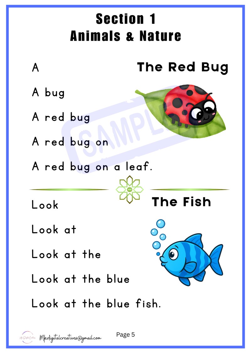 READING FLUENCY BEGINNER WORKBOOK