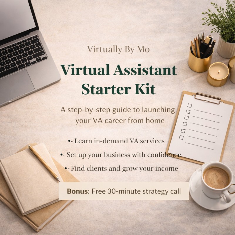 The Ultimate Guide to Becoming a Successful Virtual Assistant - The VA Starter Kit!