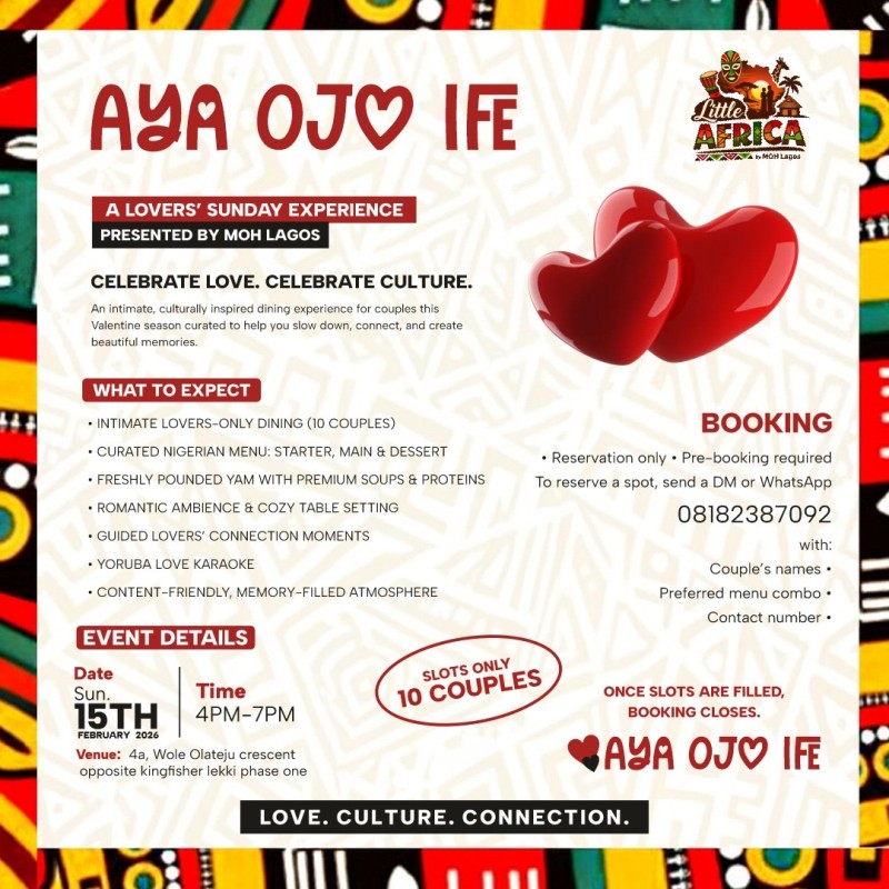Aya Ojo Ifẹ́ – Lovers' Sunday Experience
