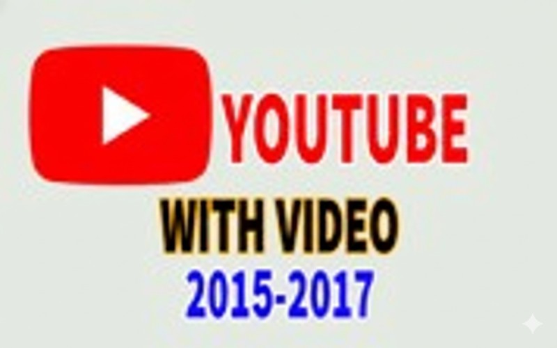 Youtube channel 2015-2017 with video