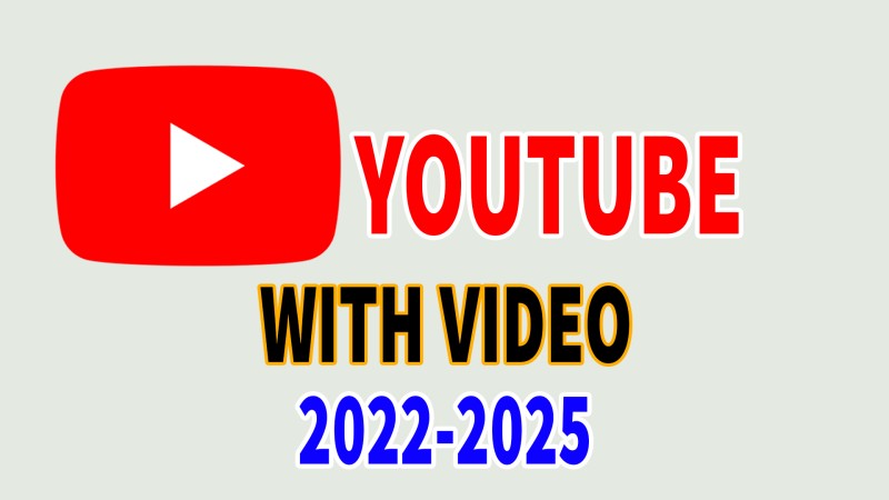 Youtube channel 2022-2025 with video