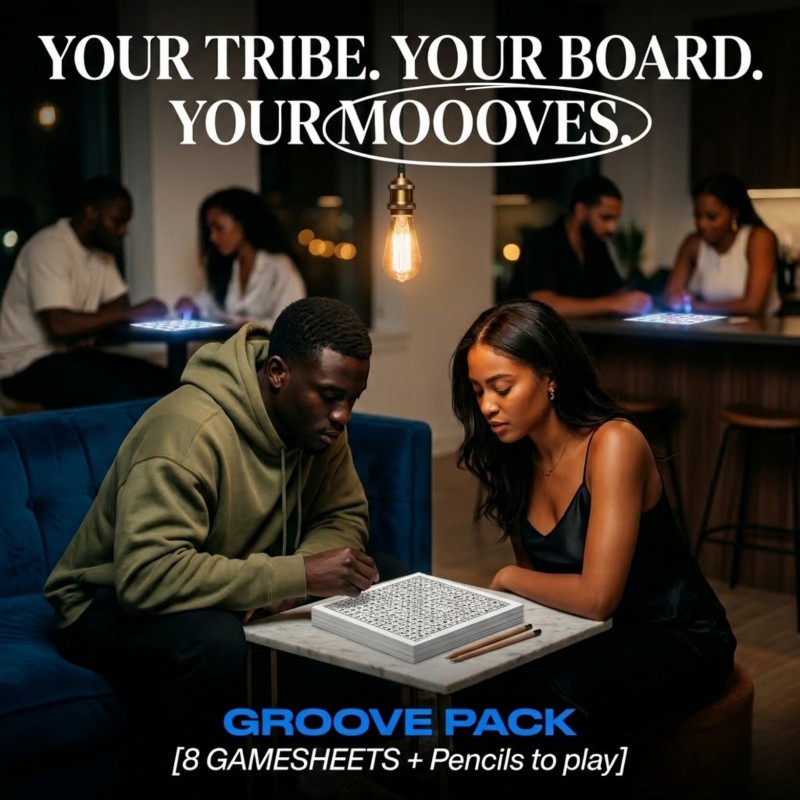 MOOOVES Groove Pack - [8 GAMESHEETS]