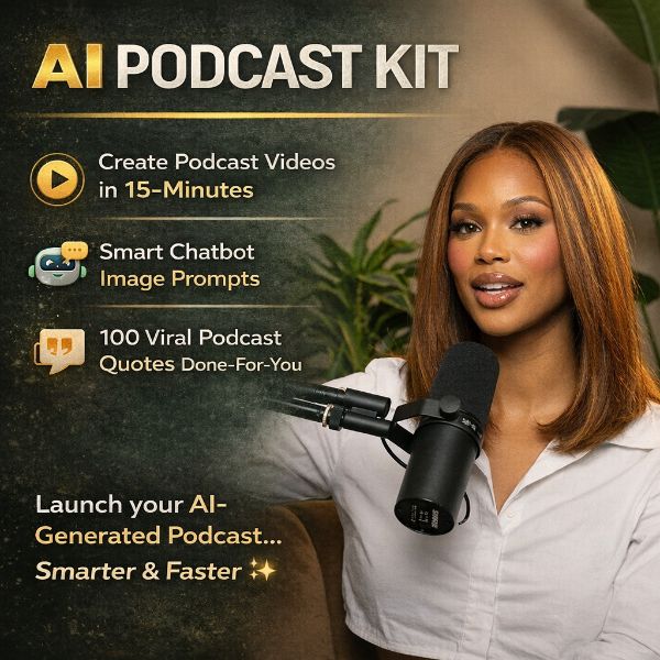 AI Podcast Kit: 15-min Workflow x Chatbots for Prompts x 100 Viral Quotes