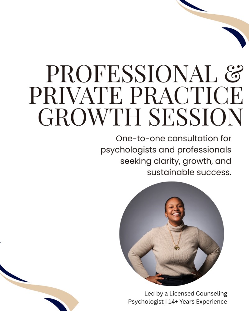 Professional & Private Practice Growth Session