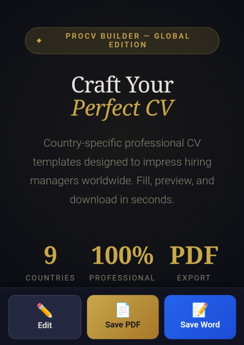 ProCV Builder