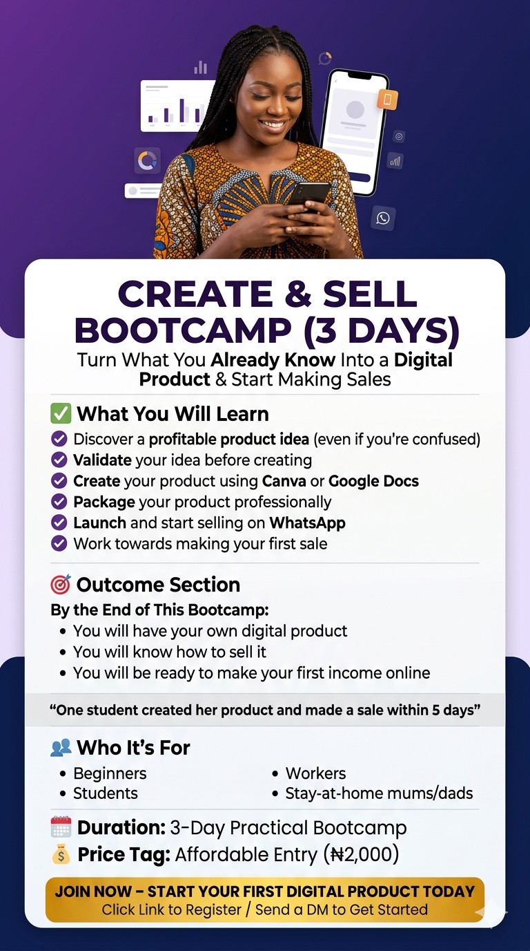 72-HOUR CREATE-TO-SELL CHALLENGE Turn What You Know Into Your First Digital Product — In 3 Days