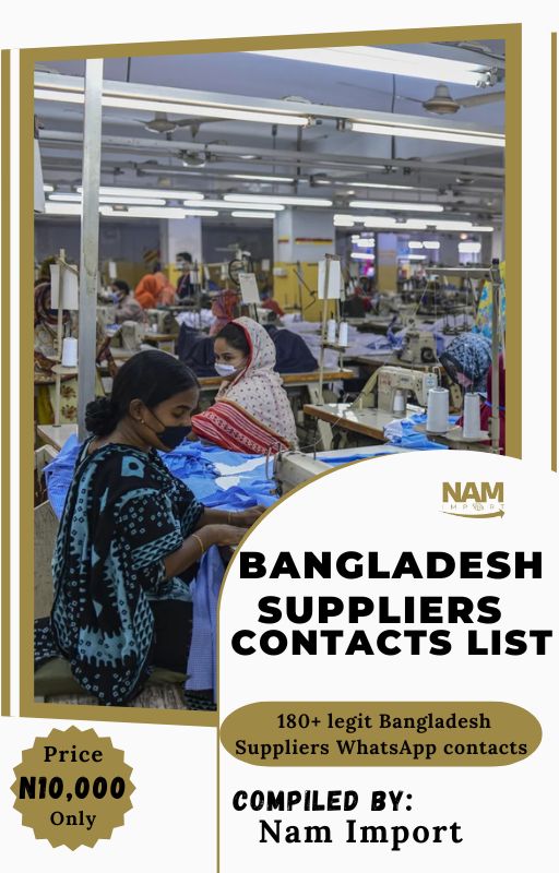 Bangladesh Verified Suppliers Contact e-book