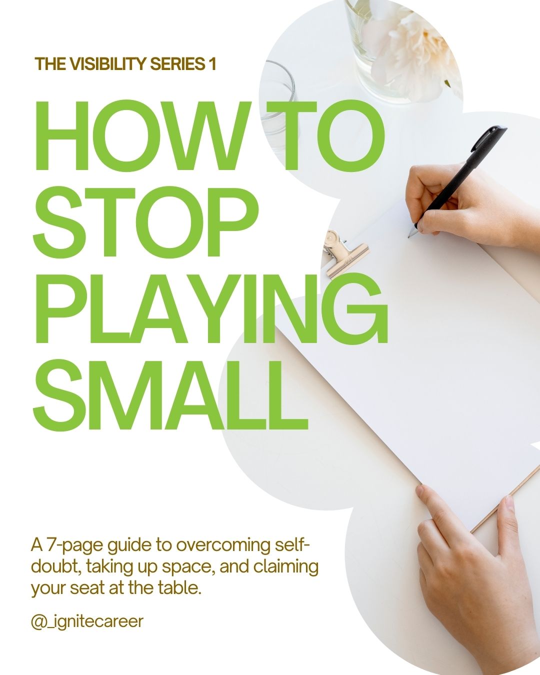 HOW TO STOP PLAYING SMALL