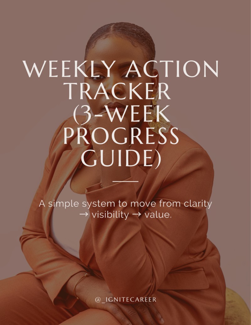 WEEKLY ACTION TRACKER