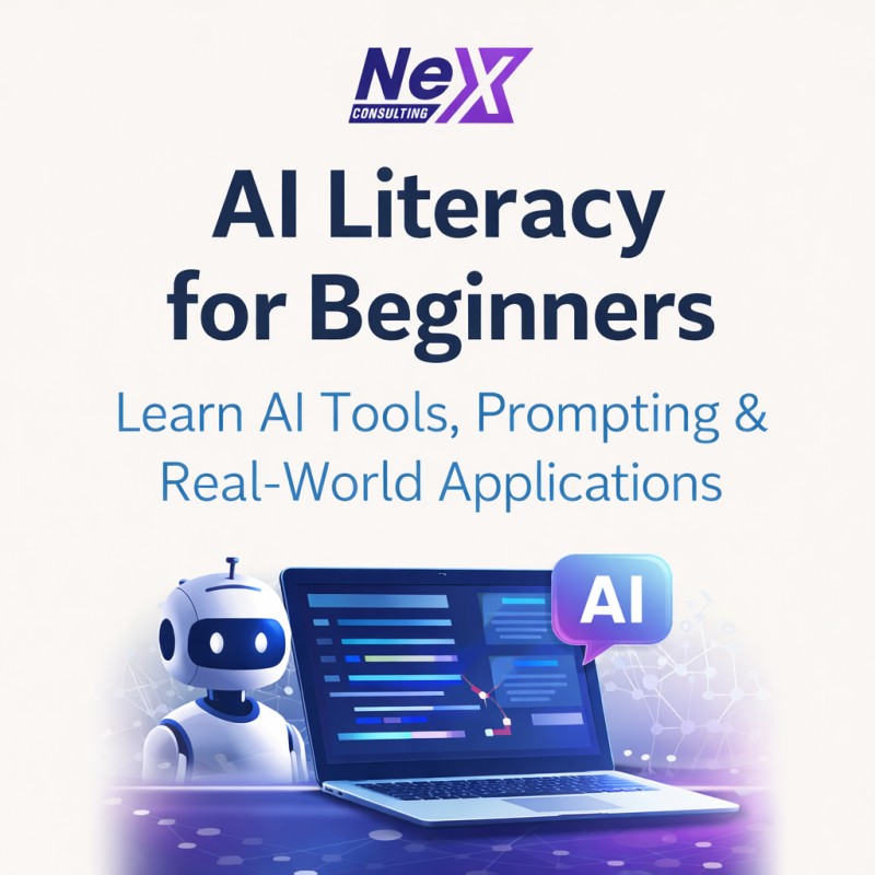 AI Literacy for Beginners: Learn AI Tools, Prompting & Real-World Applications