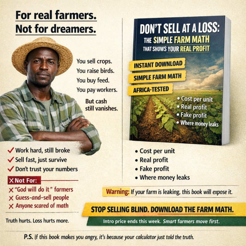 Don't Sell at a Loss: The Simple Farm Math That Shows Your Real Profit