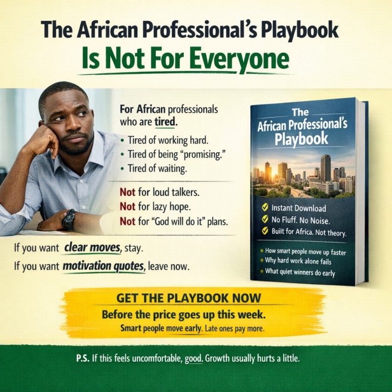 The African Professional's Playbook: Strategies to Accelerate Your Career and Build Lasting Wealth