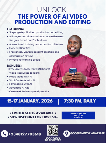 AI VIDEO PRODUCTION AND EDITING WITH NNACHETAM