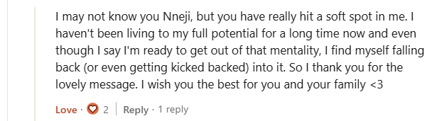 Customer review 1