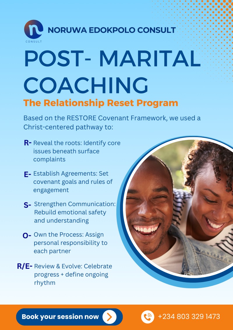 Post-Marital Coaching (The Relationship Reset Program)