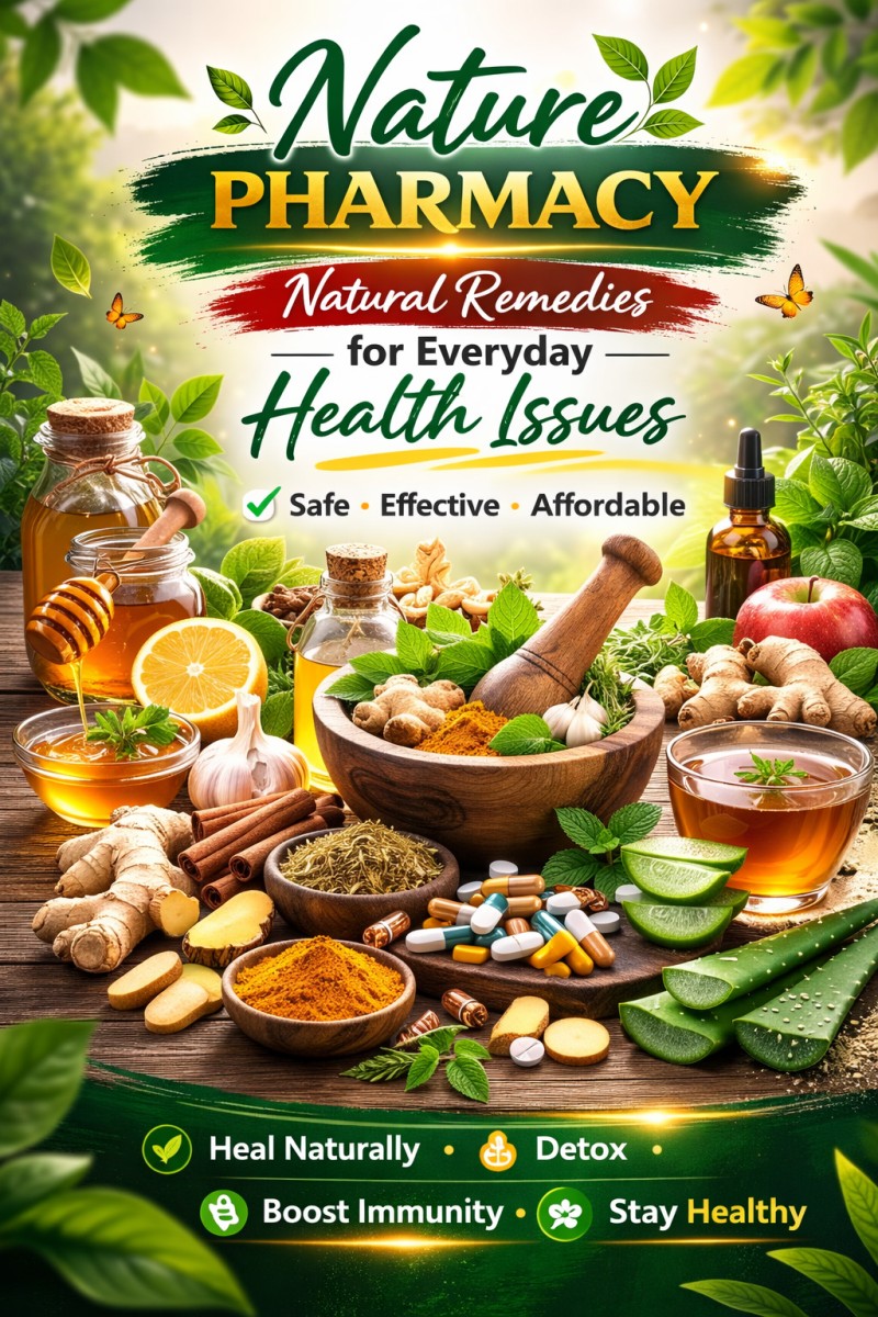 “Nature Pharmacy: Natural Remedies for Everyday Health Issues”