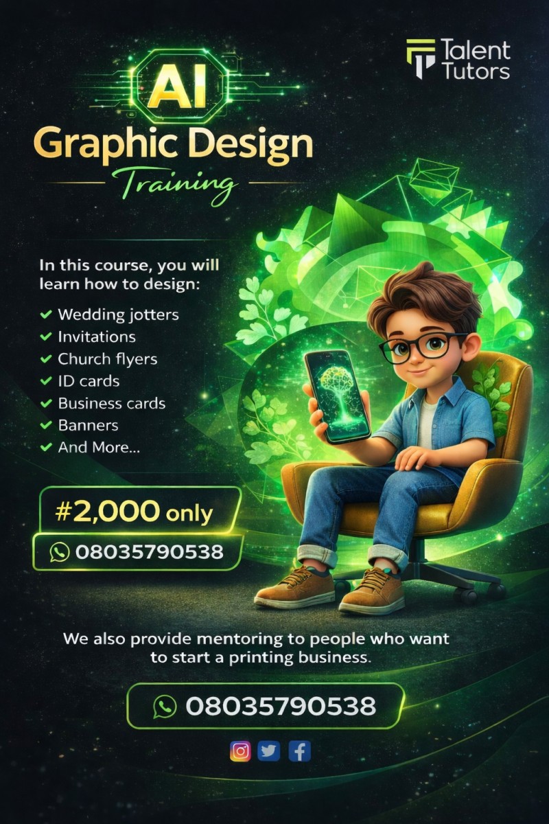 AI graphic design training