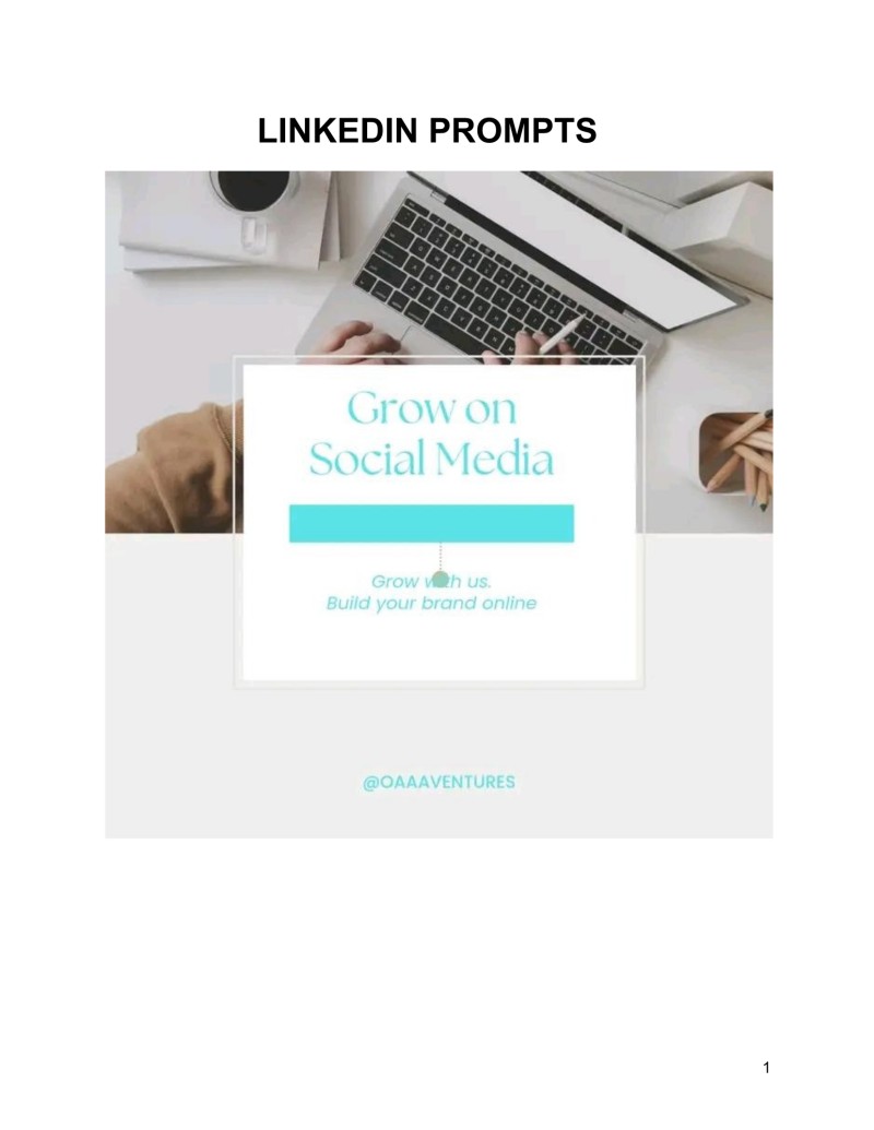 LINKEDIN PROMPTS (FREE COPY)