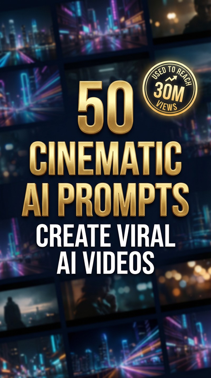 50 Cinematic AI Prompts for Viral Videos