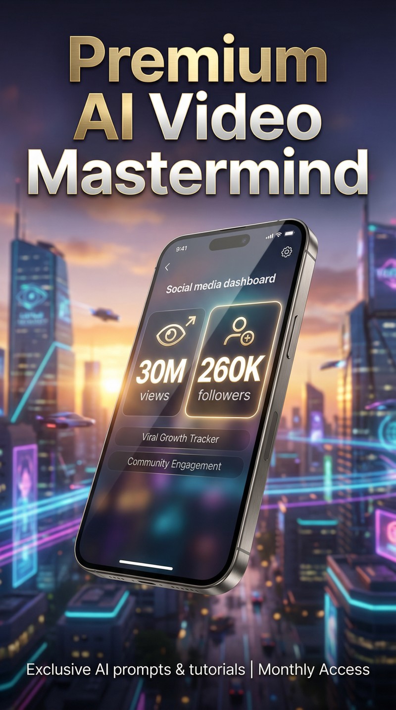 Monthly Access to My Premium Telegram AI Video Mastermind