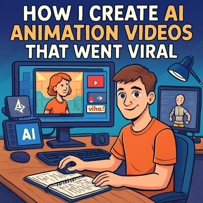 HOW  I CREATE VIRAL AI ANIMATION  VIDEOS