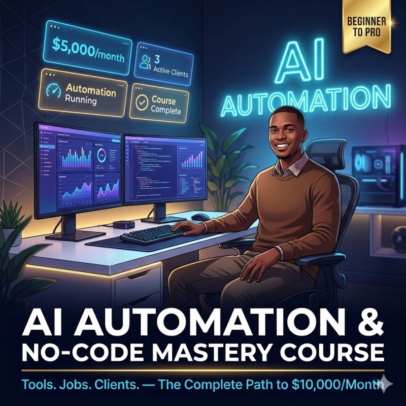 AI AUTOMATION & NO CODE MASTERY COURSE