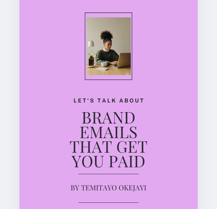 Brand emails that get you PR/COLLABORATION