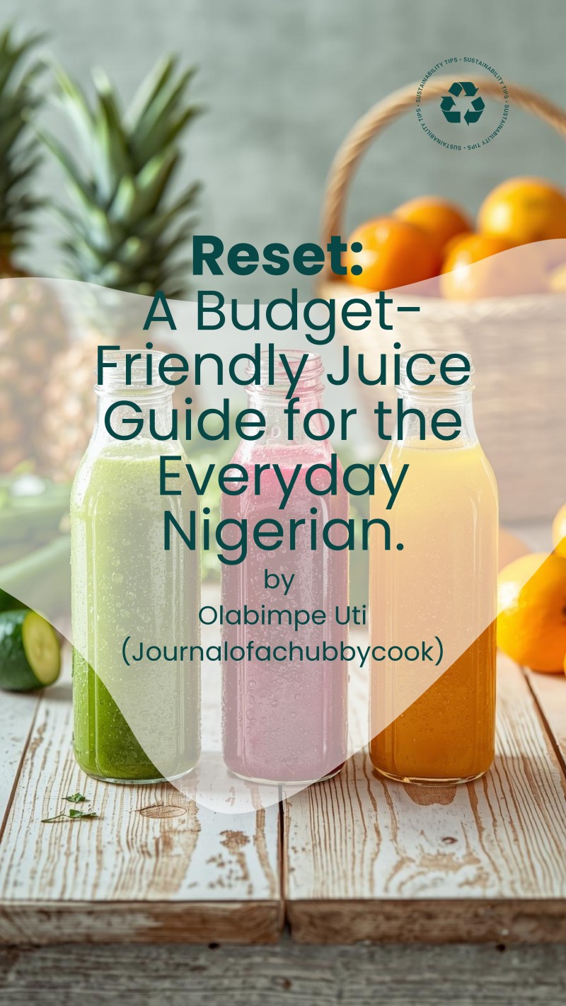 Reset: A Budget Friendly Juice Guide for the Everyday Nigerian