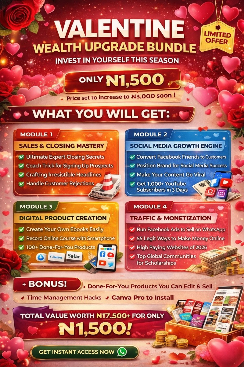 Valentine Wealth Upgrade Bundle