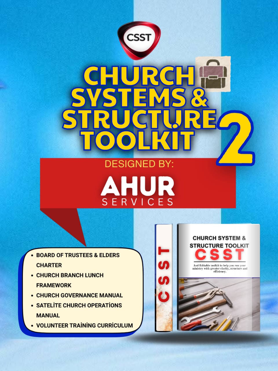 Church Systems & Structure Toolkit ADVNANCED ( 5 - IN-1 BUNDLE) by AHUR SERVICES