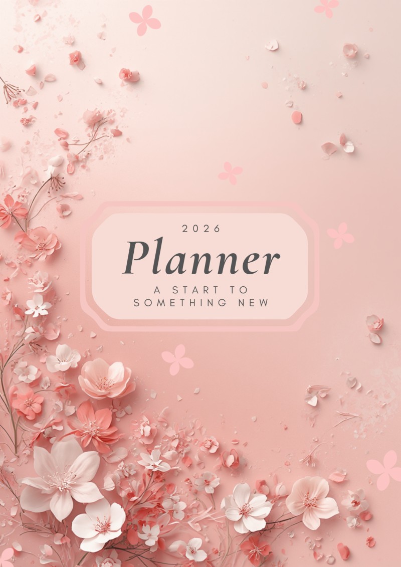 Minimalist 2026Annual planner