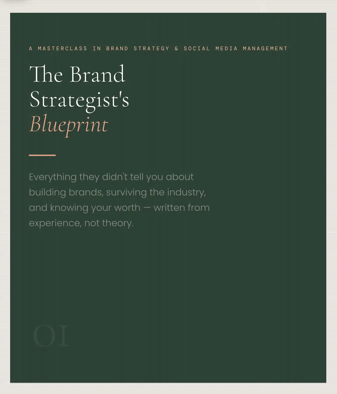 The Brand Strategist's Blueprint
