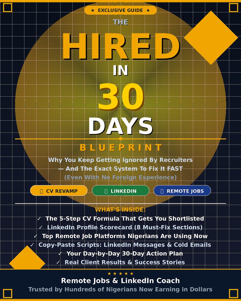 Hired In 30 Days Blueprint