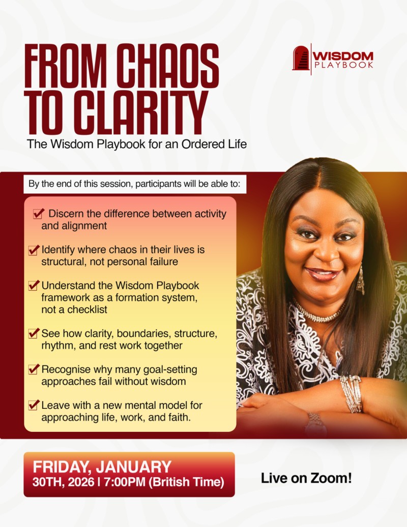 From Chaos to Clarity: The Wisdom Playbook for an Ordered Life