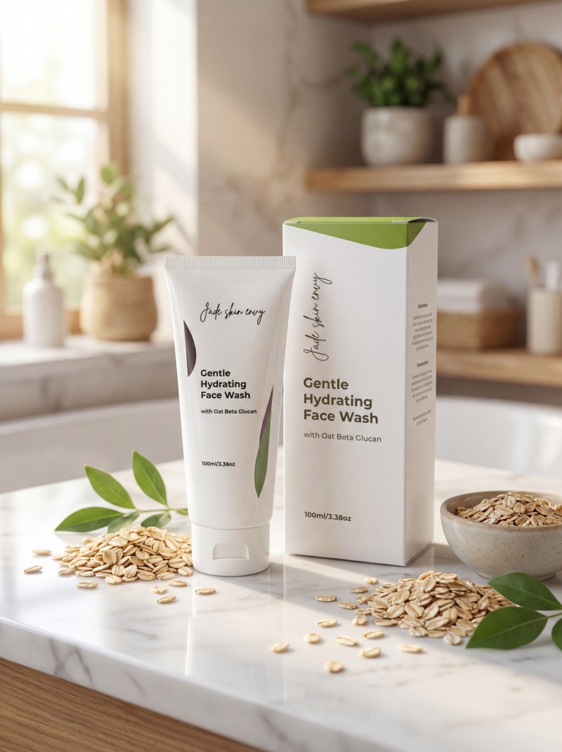 Gentle Hydrating Face Wash with Oat Beta Glucan - 100g