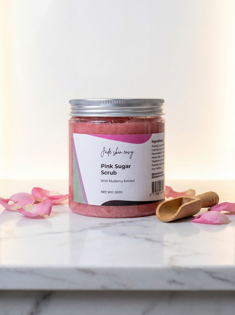 Pink Sugar Scrub with Mulberry Extract - 500g