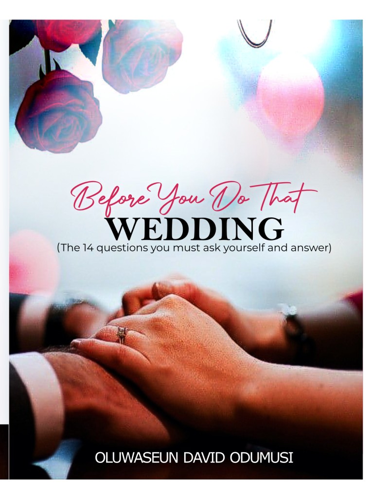 BEFORE YOU DO THAT WEDDING