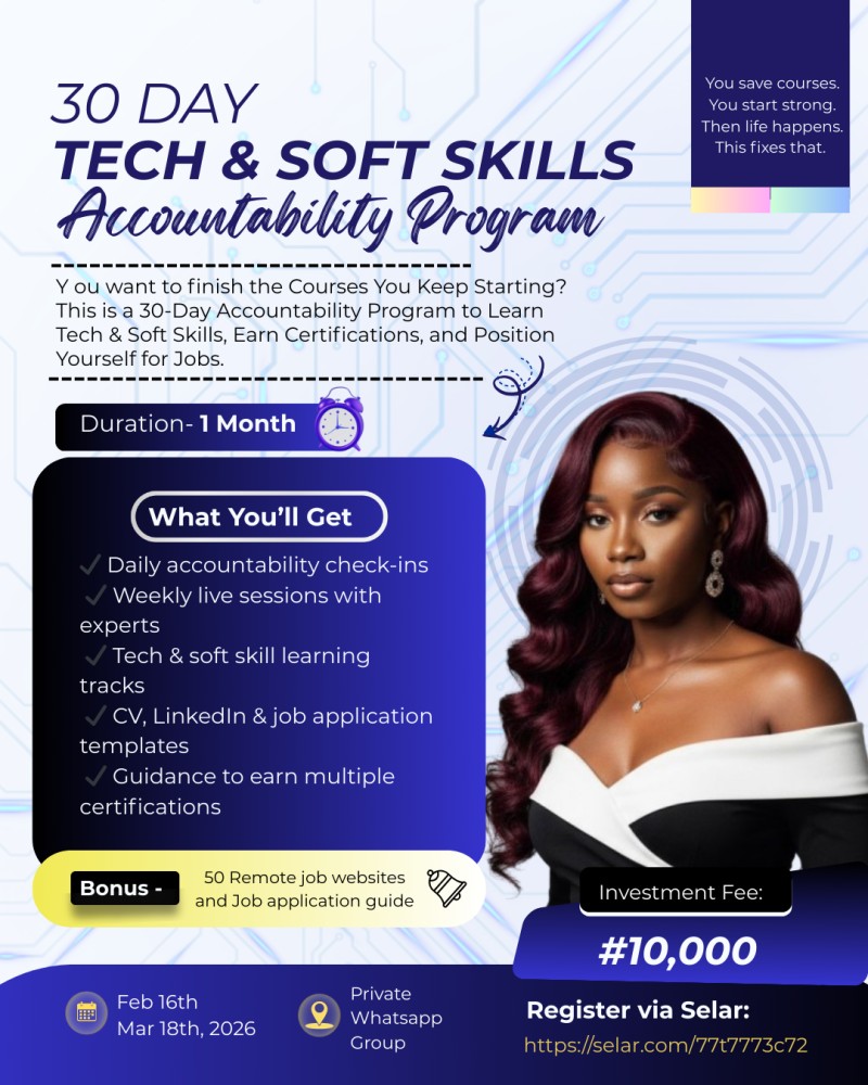 30 Day Tech Course Certification Accountability Group