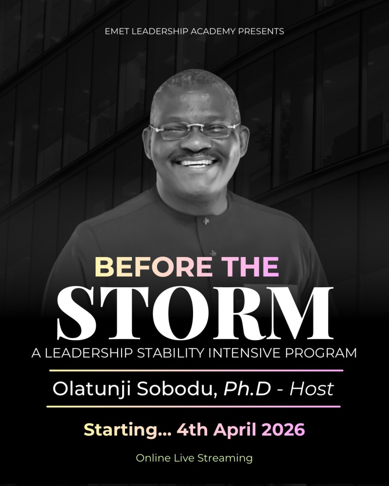 BEFORE THE STORM - Leadership Stability Intensive