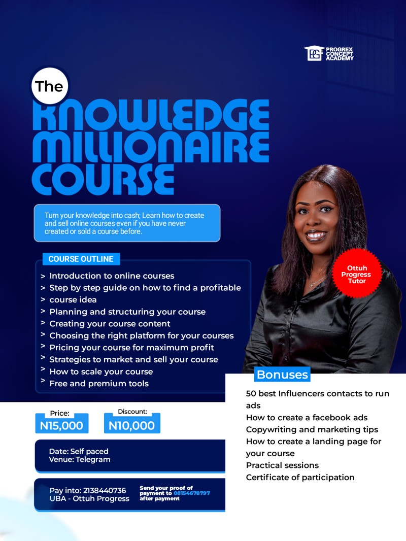 THE KNOWLEDGE MILLIONAIRE COURSE