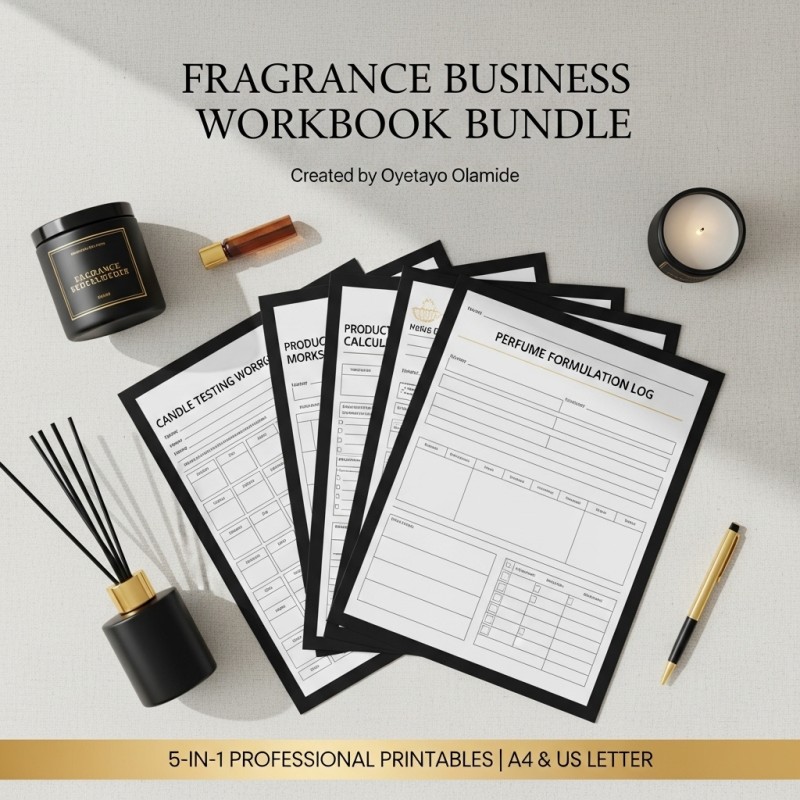 Fregrance Business 5 in 1 workbook Bundle