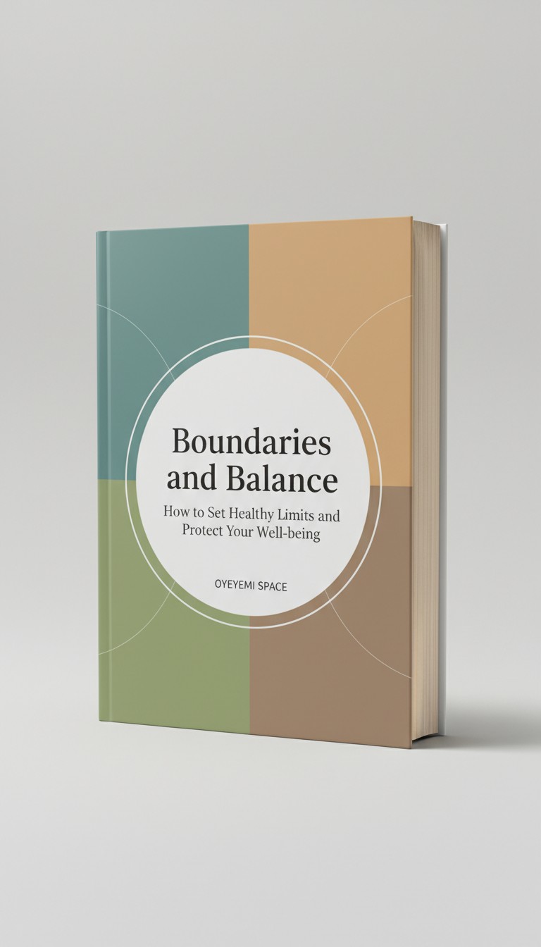 BOUNDARIES AND BALANCE - how to set healthy limits and protect your wellbeing