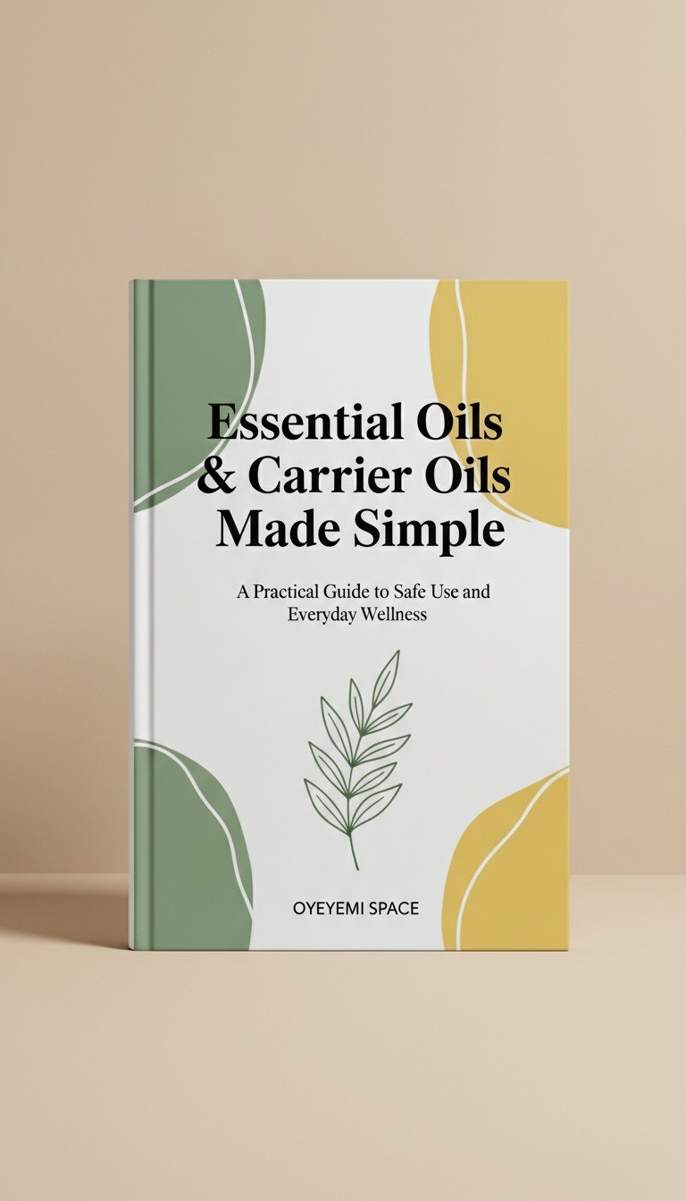ESSENTIAL OILS AND CARRIER OILS MADE SIMPLE -a practical guide to safe and everyday wellness use