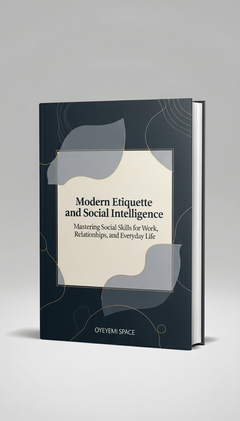 MODERN ETIQUETTE AND SOCIAL INTELLIGENCE - mastering social skills for work, relationships and everyday life