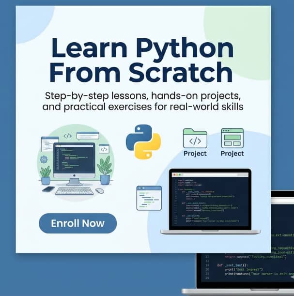 Python Programming Mastery: Build Projects & Real-World Skills
