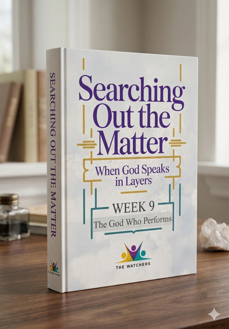 The God Who Performs WK 9: Searching Out The Matter