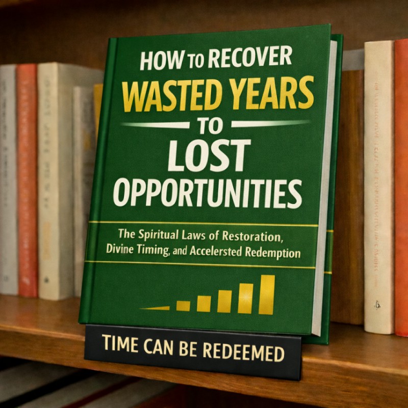 HOW TO RECOVER WASTED YEARS AND LOST OPPORTUNITIES