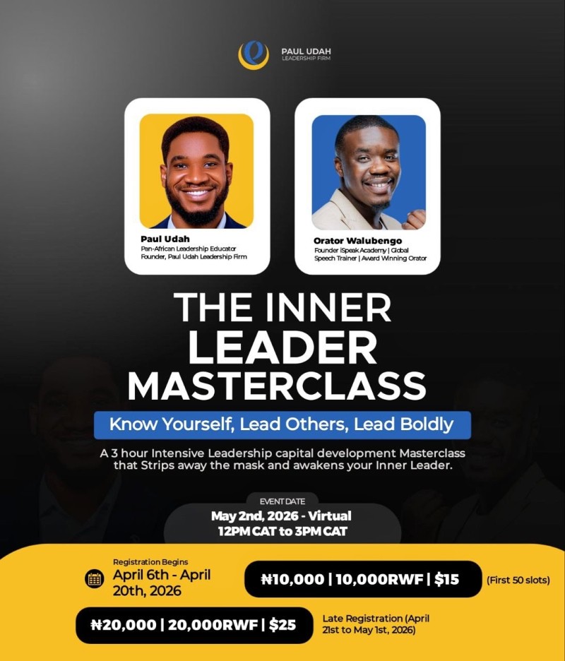 THE INNER LEADER MASTERCLASS with PAUL UDAH