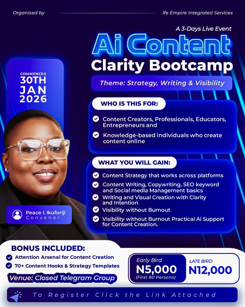 AI CONTENT CLARITY BOOTCAMP