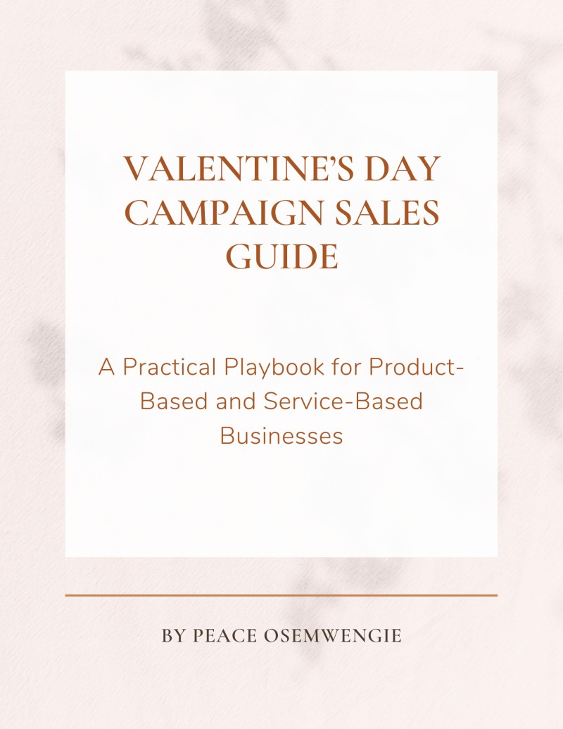 VALENTINE'S DAY CAMPAIGN SALES GUIDE